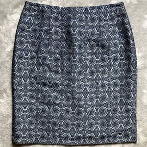 Gorgeous Brooks Brothers patterned pencil skirt